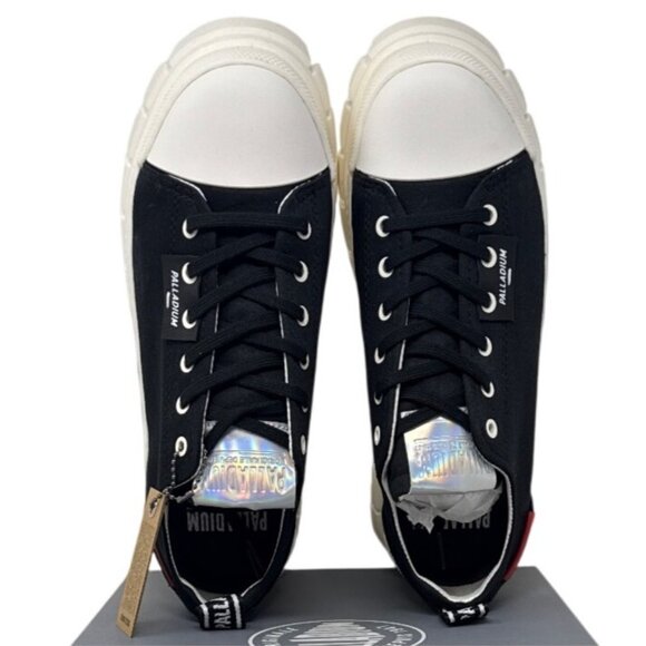 Palladium Revolt Lo Tx Women's Black/White/Marshmallow Chunky Sneakers Size 8 97 - Picture 5 of 6